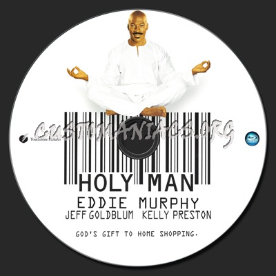 Holy Man blu-ray label