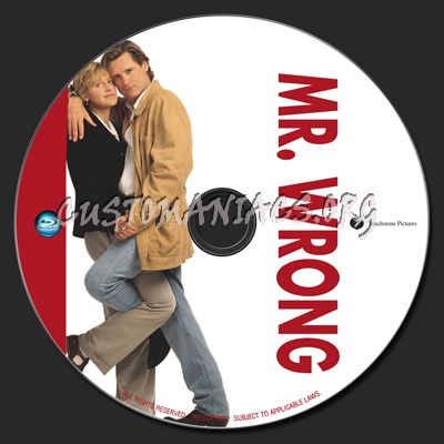 Mr. Wrong blu-ray label