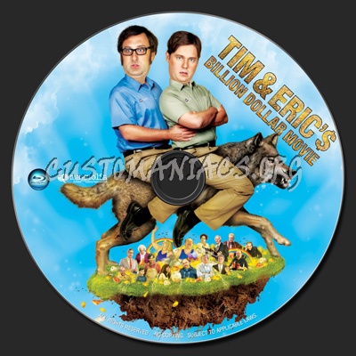 Tim & Eric's Billion Dollar Movie blu-ray label