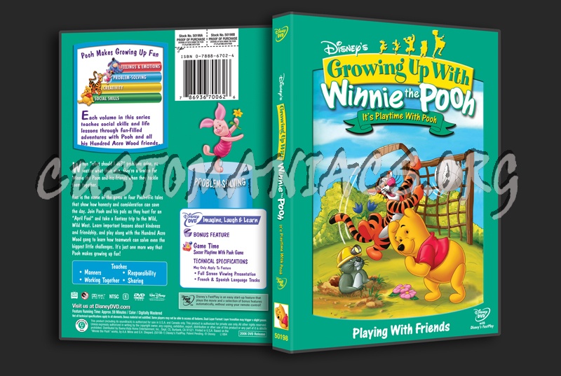 Growing Up With Winnie the Pooh: It's Playtime With Pooh dvd cover