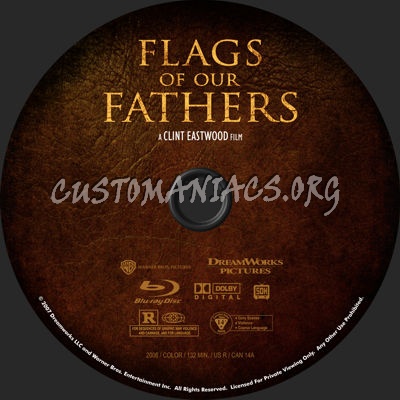 Flags of our Fathers blu-ray label