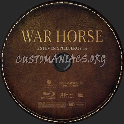 War Horse blu-ray label