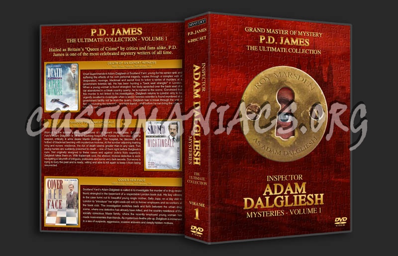 Inspector Adam Dalgliesh Mysteries - Vol. 1 dvd cover