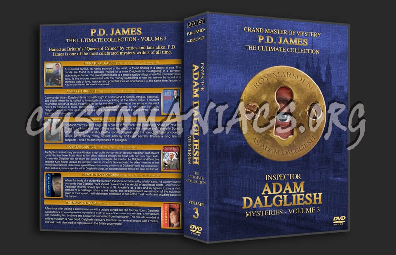 Inspector Adam Dalgliesh Mysteries - Vol. 3 dvd cover