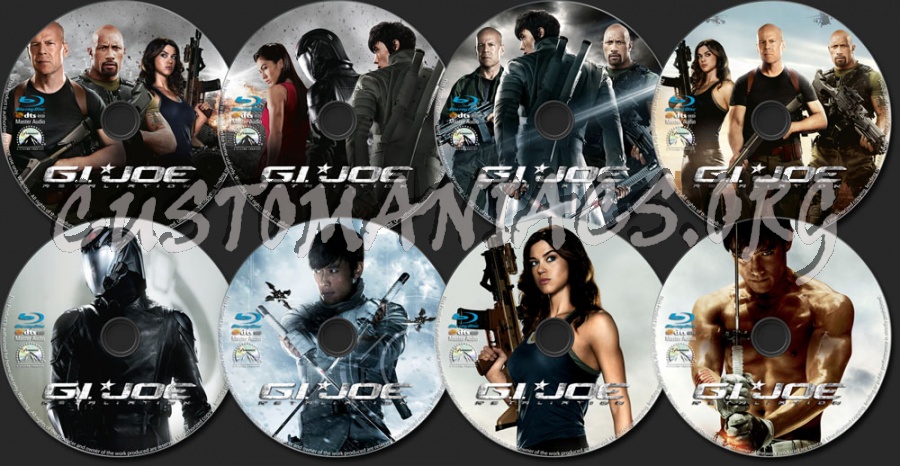 G.I.  Joe Retaliation blu-ray label