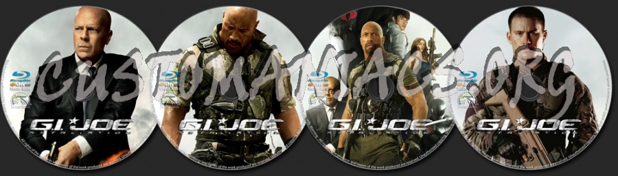 G. I.  Joe Retaliation blu-ray label