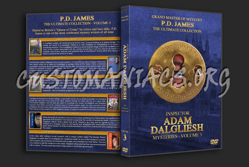 Inspector Adam Dalgliesh Mysteries - Vol. 3 dvd cover
