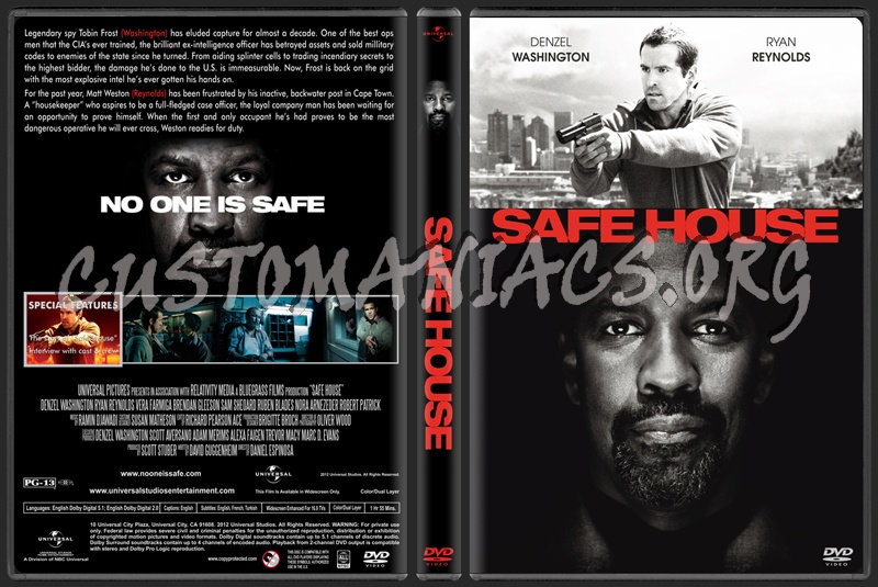 Safe House dvd cover