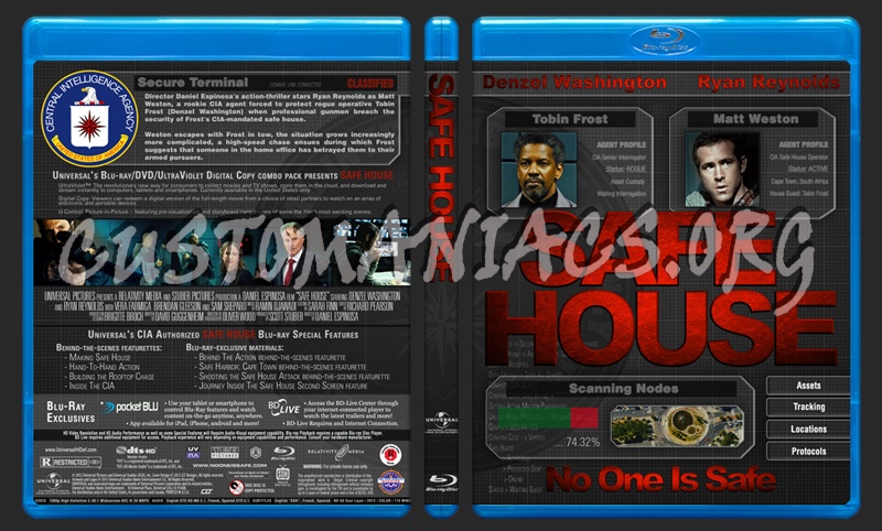 Safe House blu-ray cover