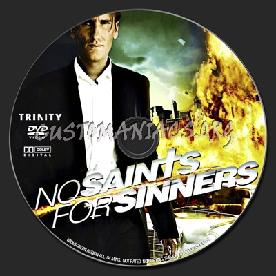 No Saints For Sinners dvd label