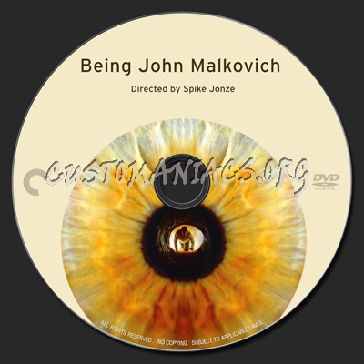 Being John Malkovich dvd label