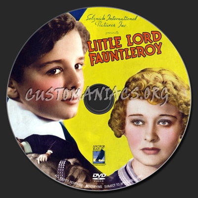 Little Lord Fauntleroy dvd label