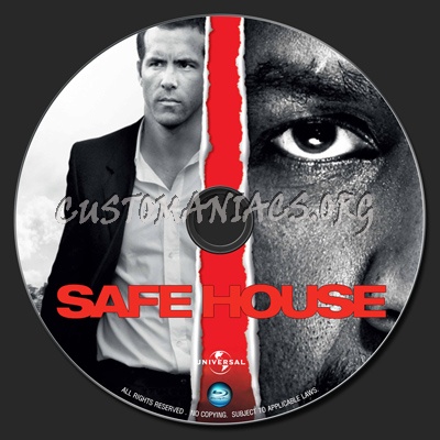 Safe House blu-ray label