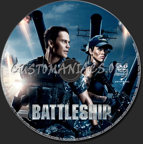 Battleship dvd label