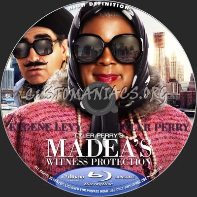 Madea's Witness Protection blu-ray label