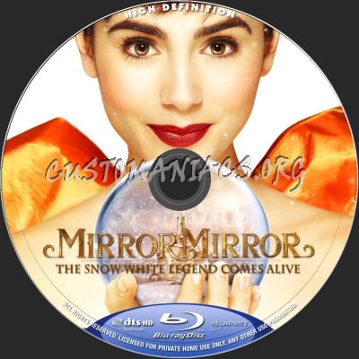 Mirror Mirror blu-ray label