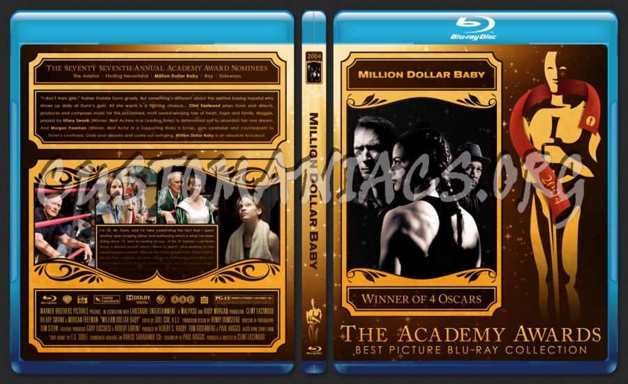 Million Dollar Baby - 2004 - Academy Awards Collection blu-ray cover