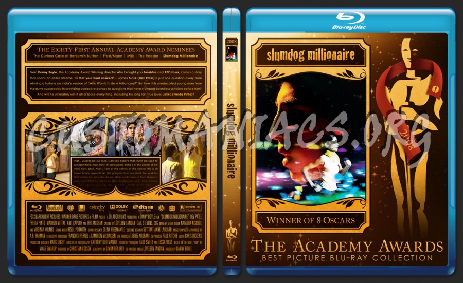 Slumdog Millionaire - 2008 - Academy Awards Collection blu-ray cover