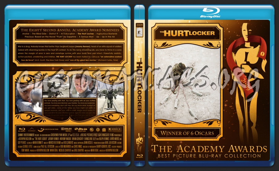 The Hurt Locker - 2009 - Academy Awards Collection blu-ray cover