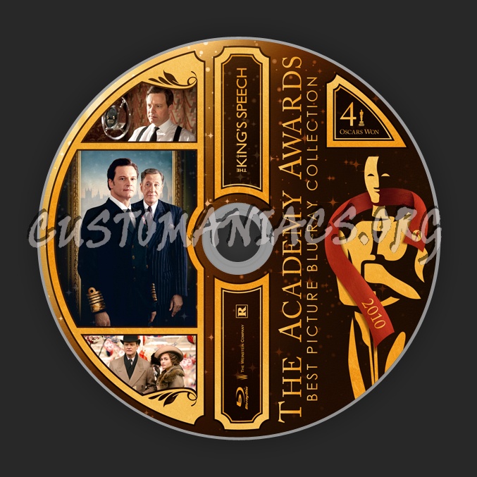 The King's Speech - 2010 - Academy Awards Collection blu-ray label