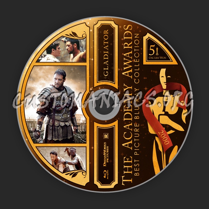 Gladiator - 2000 - Academy Awards Collection blu-ray label