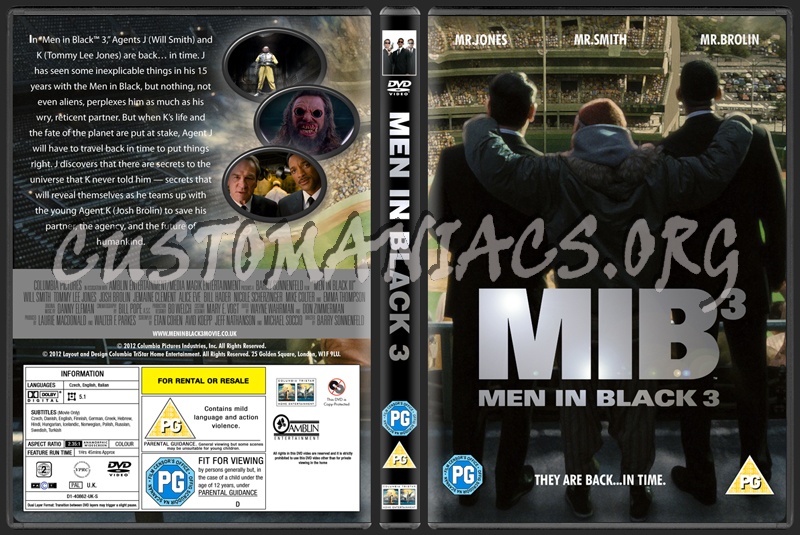 Men In Black 3 dvd cover