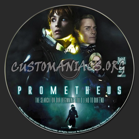 Prometheus dvd label