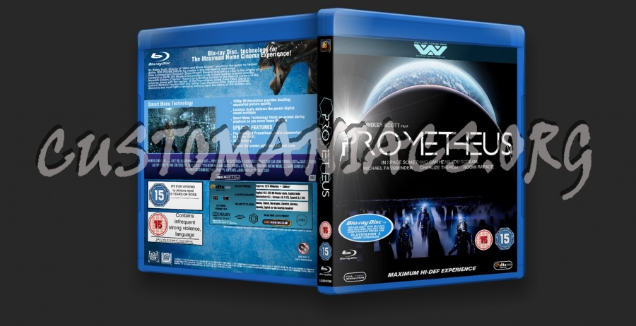 Prometheus blu-ray cover