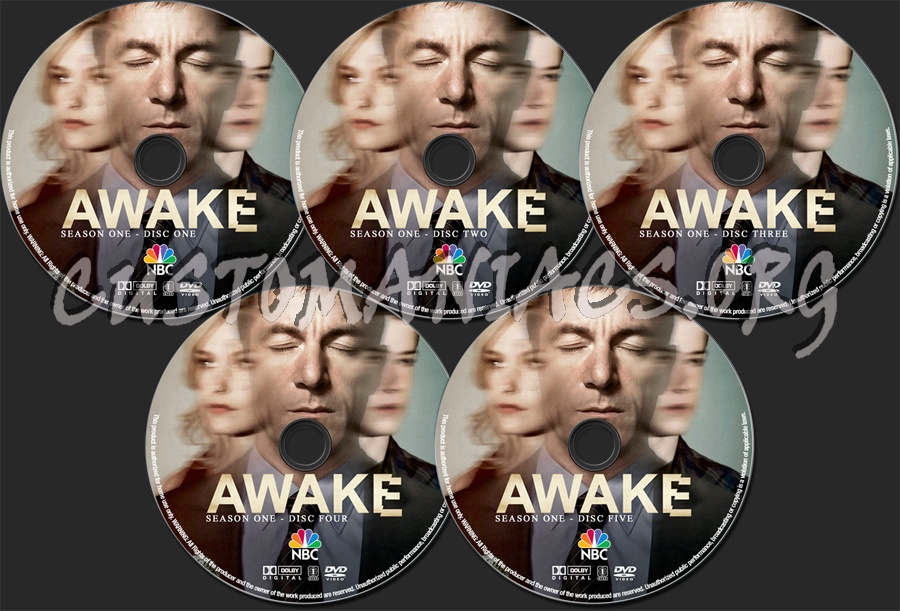 Awake Season One dvd label