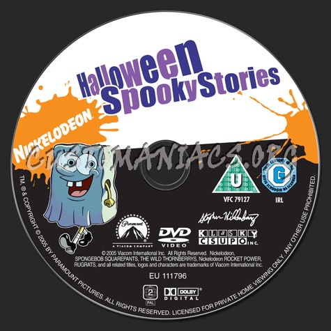 Halloween Spooky Stories dvd label