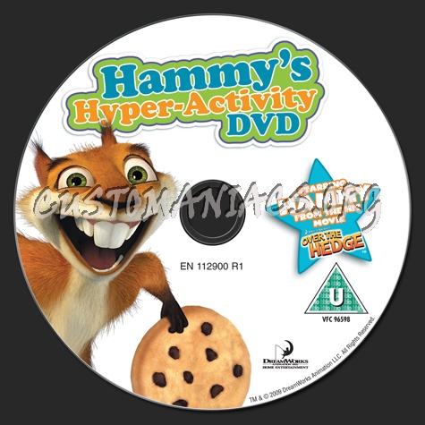 Hammy's Hyper-Activity DVD dvd label