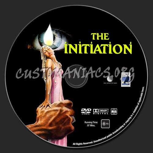 The Initiation dvd label