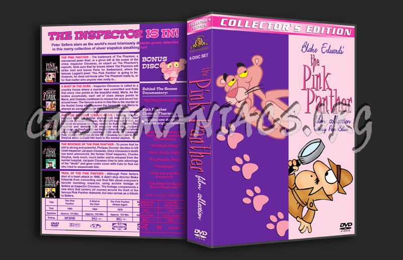 The Pink Panther Film Collection dvd cover