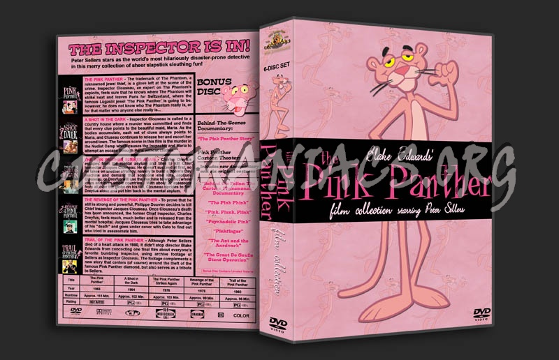 The Pink Panther Film Collection dvd cover