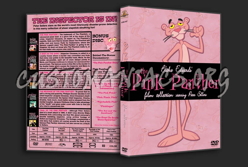 The Pink Panther Film Collection dvd cover