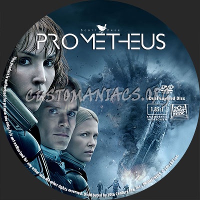 Prometheus dvd label