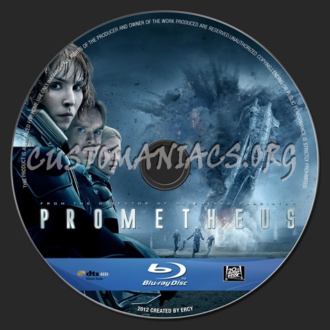 Prometheus blu-ray label