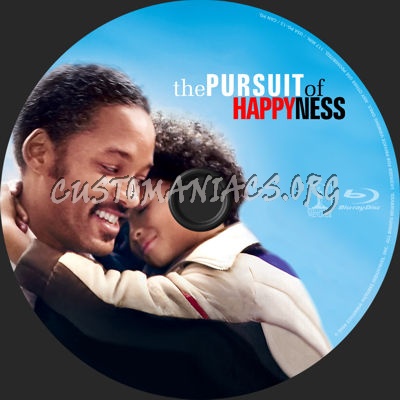 The Pursuit of Happyness blu-ray label