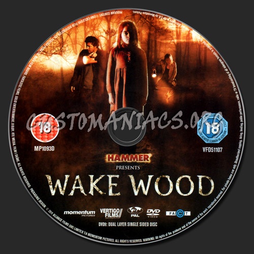 Wake Wood dvd label