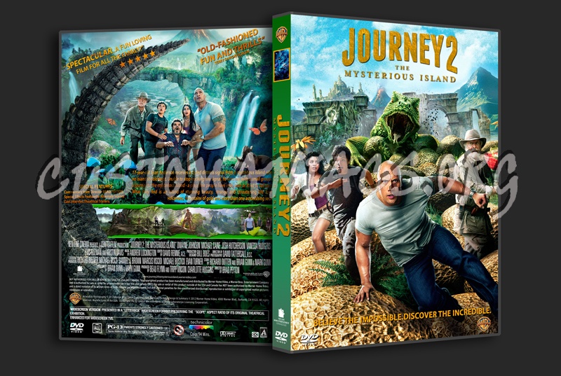 Journey 2 The Mysterious Island dvd cover