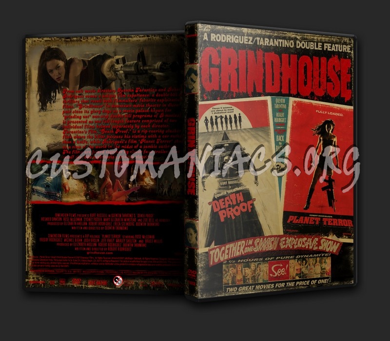 Grindhouse Double Feature dvd cover