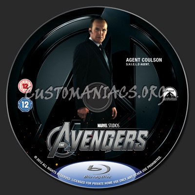 The Avengers blu-ray label