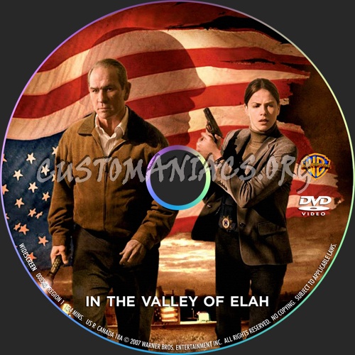 In the Valley of Elah dvd label