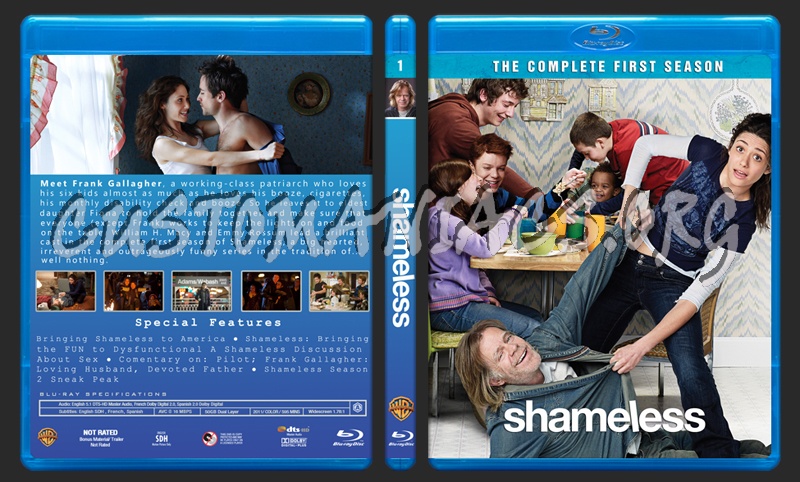 Shameless Season One blu-ray cover