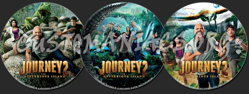 Journey 2: The Mysterious Island dvd label