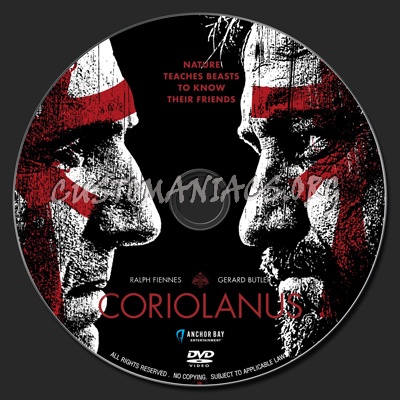 Coriolanus dvd label