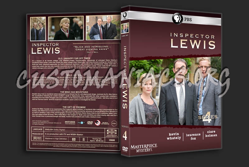 Inspector Lewis: Series 1-5 dvd cover