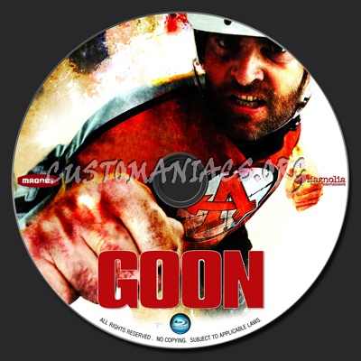 Goon (2012) blu-ray label