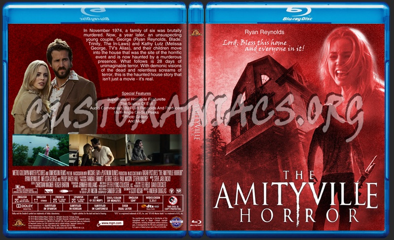 The Amityville Horror (2005) blu-ray cover