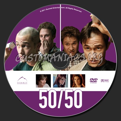 50/50 dvd label